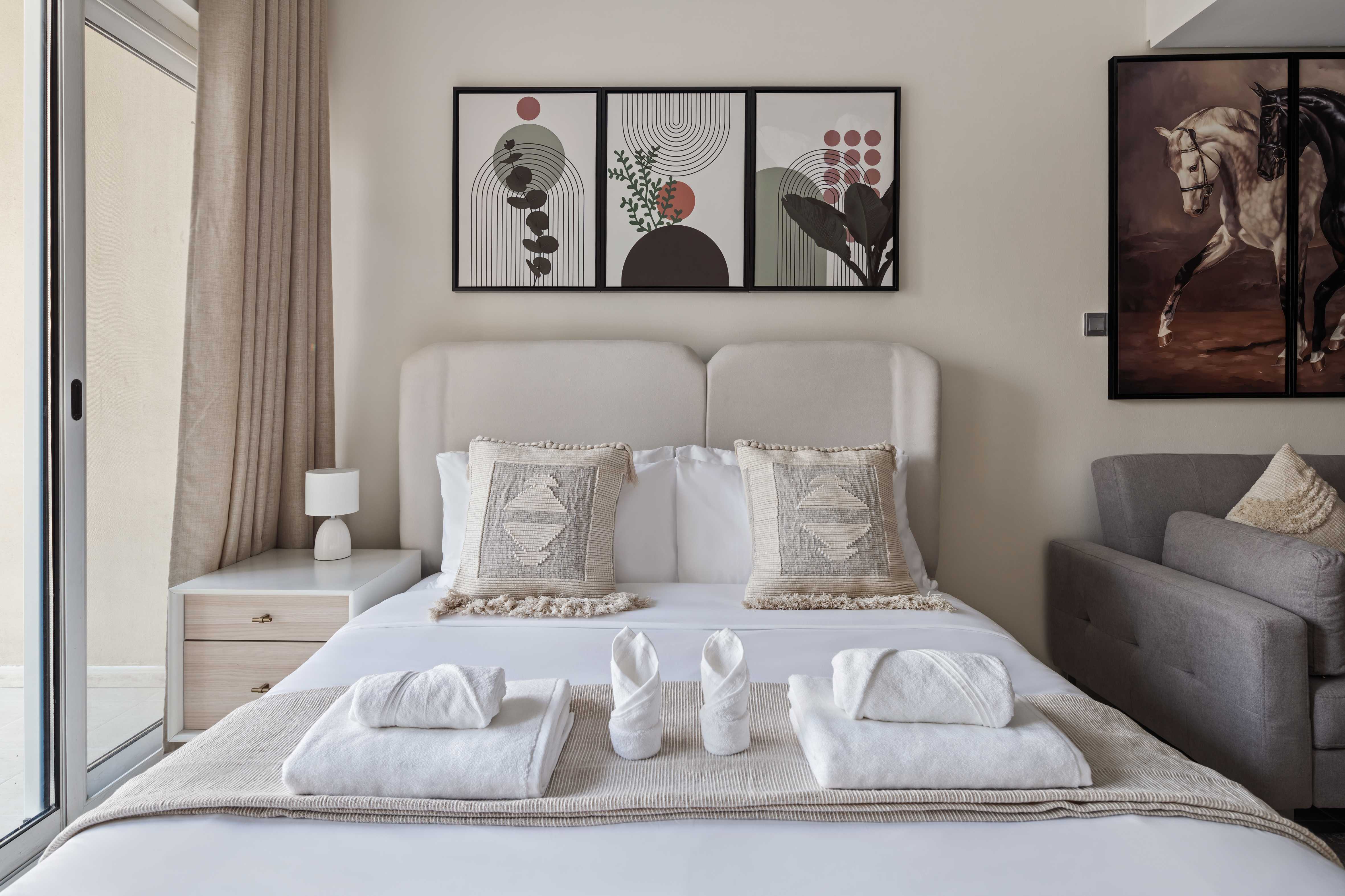 Modern Studio Apartment in Lake View – الصورة 5