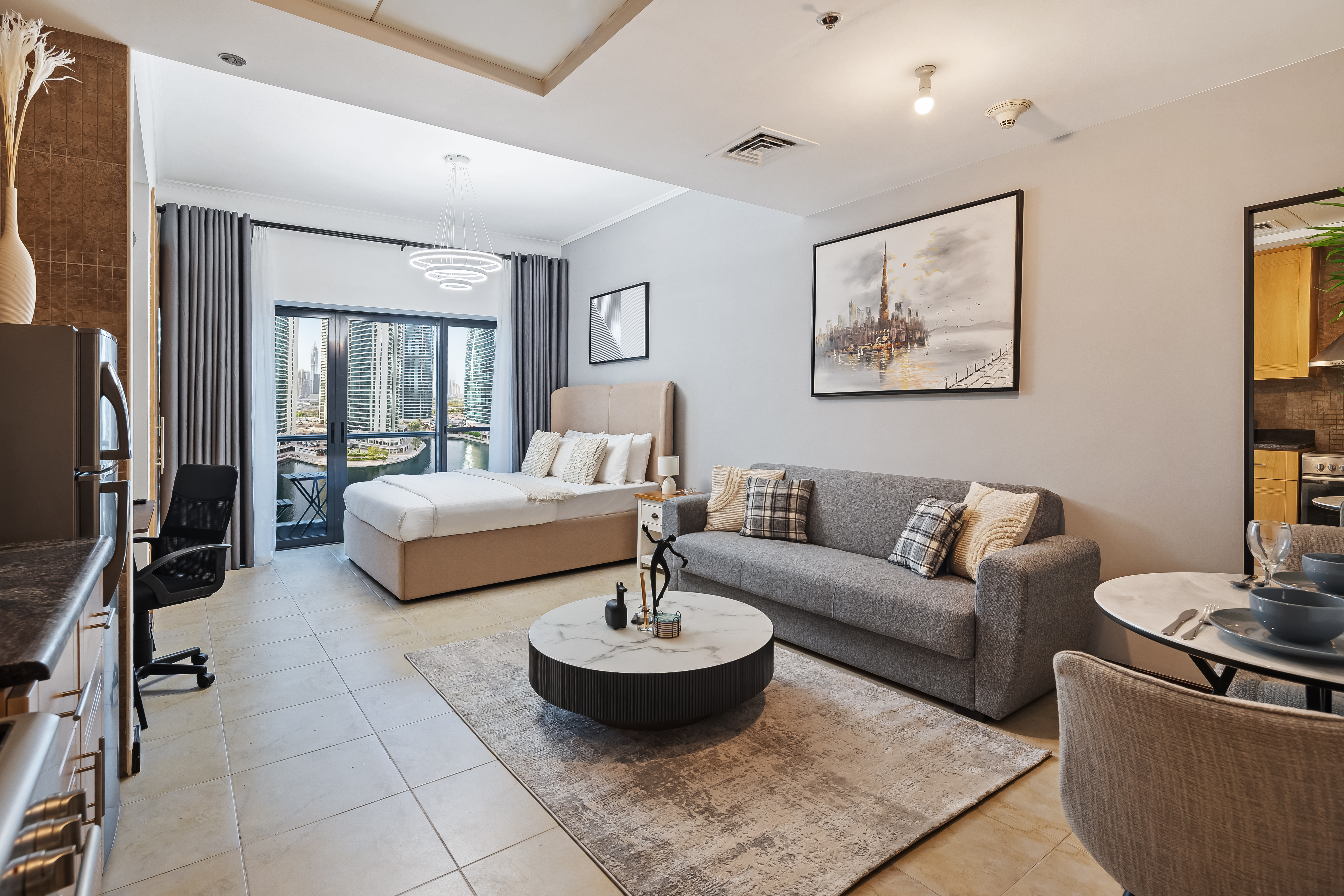 Chic Studio in Goldcrest Views, JLT – الصورة 3